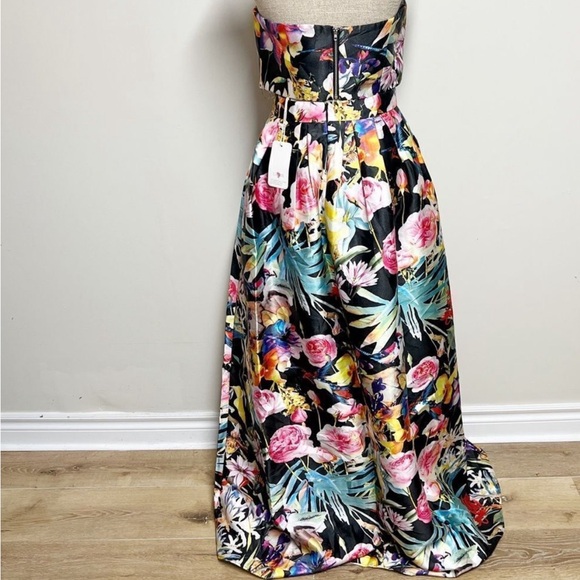 L’ATISTE 2-Piece Red Carpet Floral Maxi Skirt Dress - Picture 7 of 15